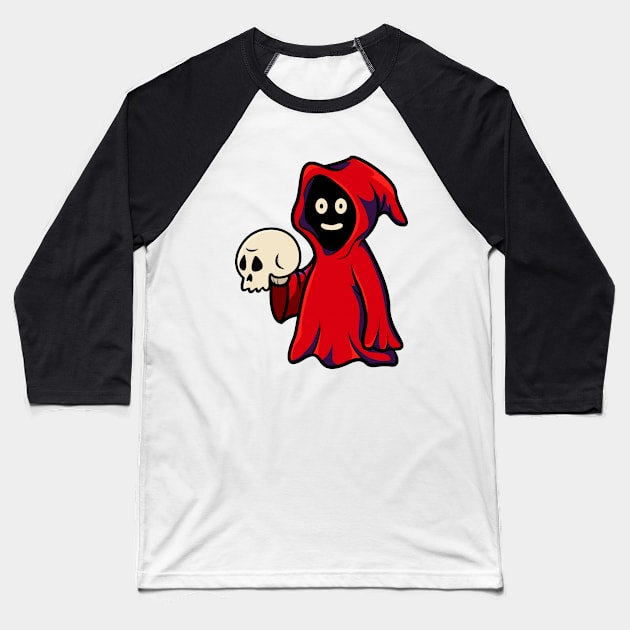 GRIM REAPER - HALLOWEEN DESIGN Baseball T-Shirt by Movielovermax